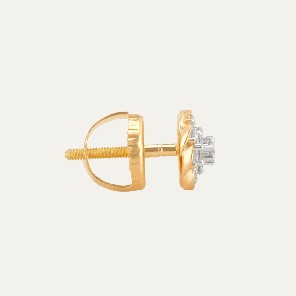 lab grown diamonds aukera celestial petals nakshatra floral ear studs