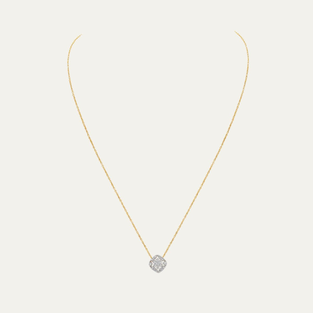 lab grown diamonds aukera rosaeuros nakshatra rhombus pendant