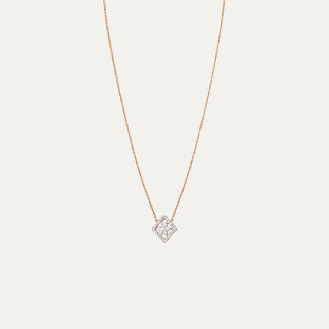 lab grown diamonds aukera rosy radiance nakshatra rhombus pendant