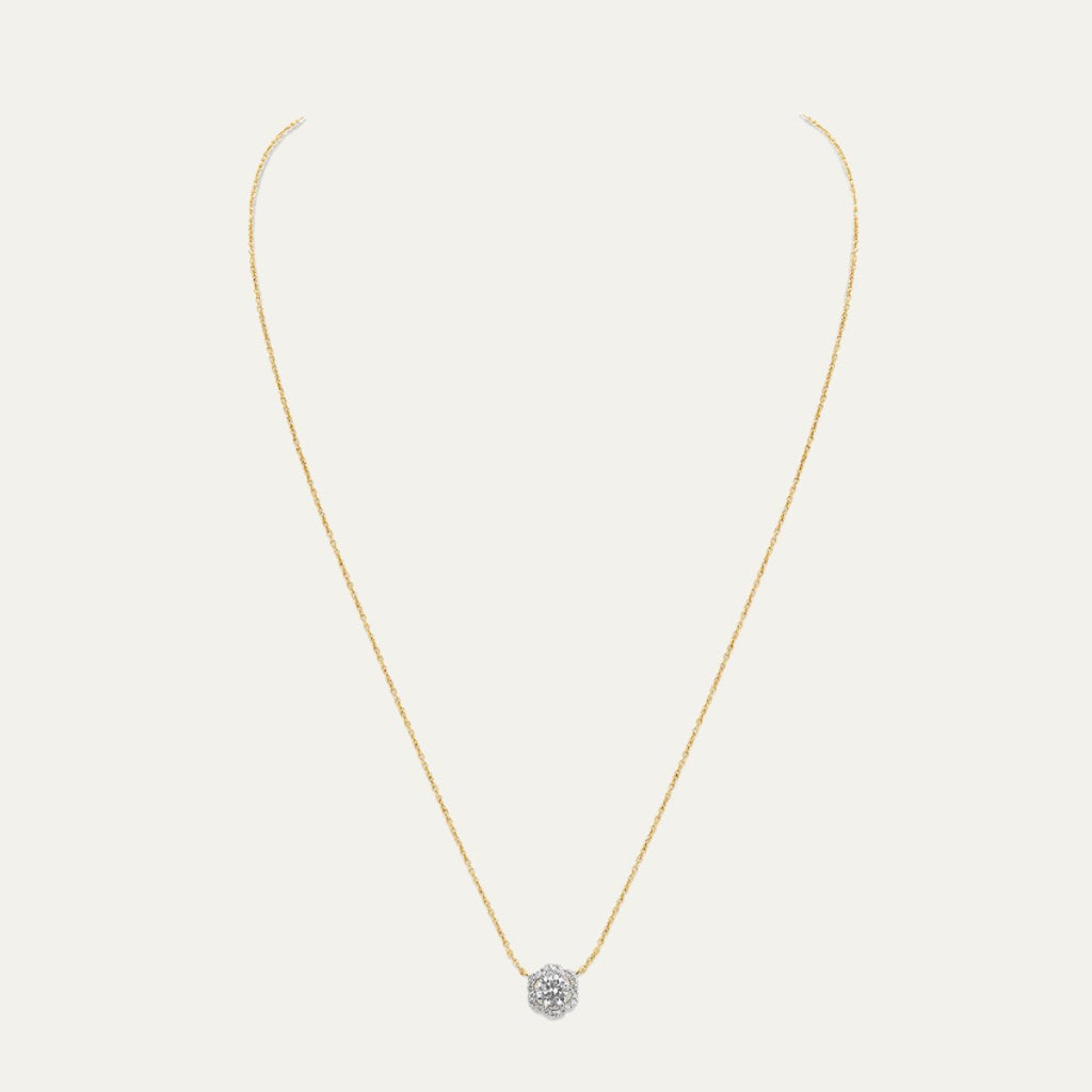 lab grown diamonds aukera rosa belle pendant