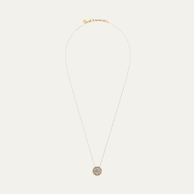 lab grown diamonds aukera sunflower radiance necklace