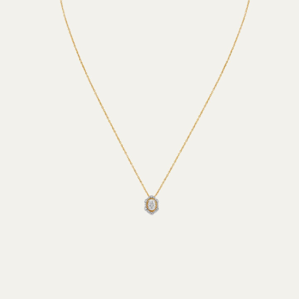 diamond jewellery halo pendant