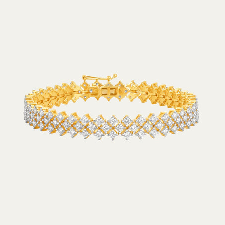 Aukera Lab Grown Diamonds-Cascade Diamond Bracelet