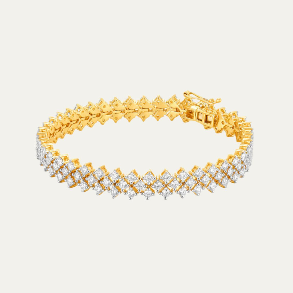 buy women lab grown diamonds aukera cascade diamond bracelet