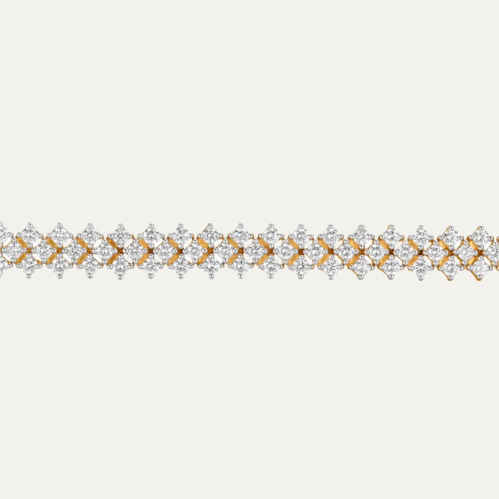 lab grown diamonds aukera cascade diamond bracelet