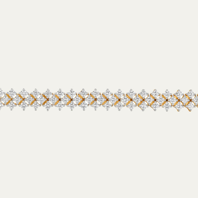 lab grown diamonds aukera cascade diamond bracelet