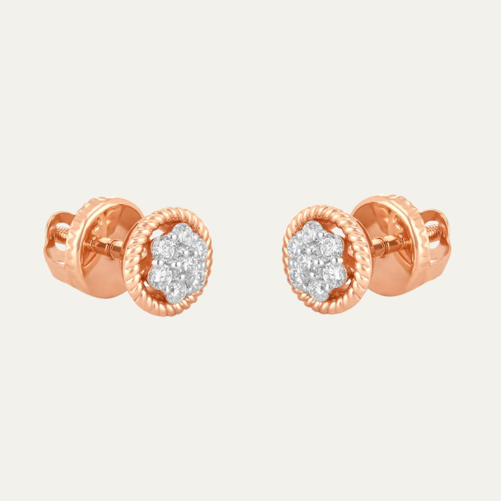 diamond jewellery celestial whirl nakshatra stud earrings