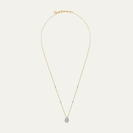 Diamond Pear Drop Pendant