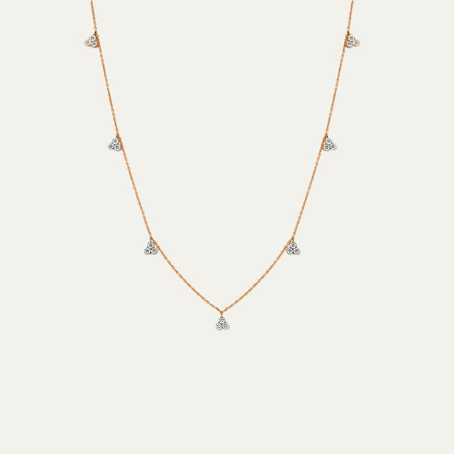 lab grown diamonds aukera ethereal trillium sleek cable necklace
