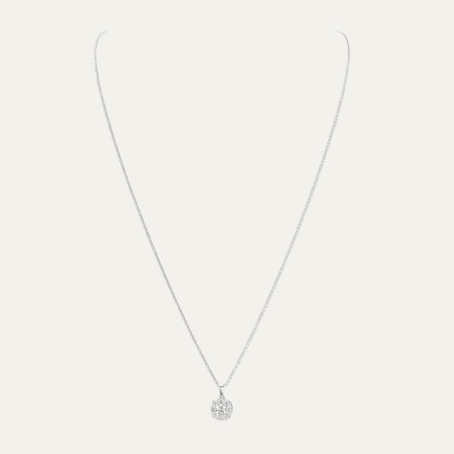 lab grown diamonds aukera luminescent halo solitaire pendant