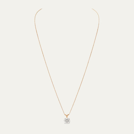 buy women lab grown diamonds aukera blush radiance solitaire elegance pendant