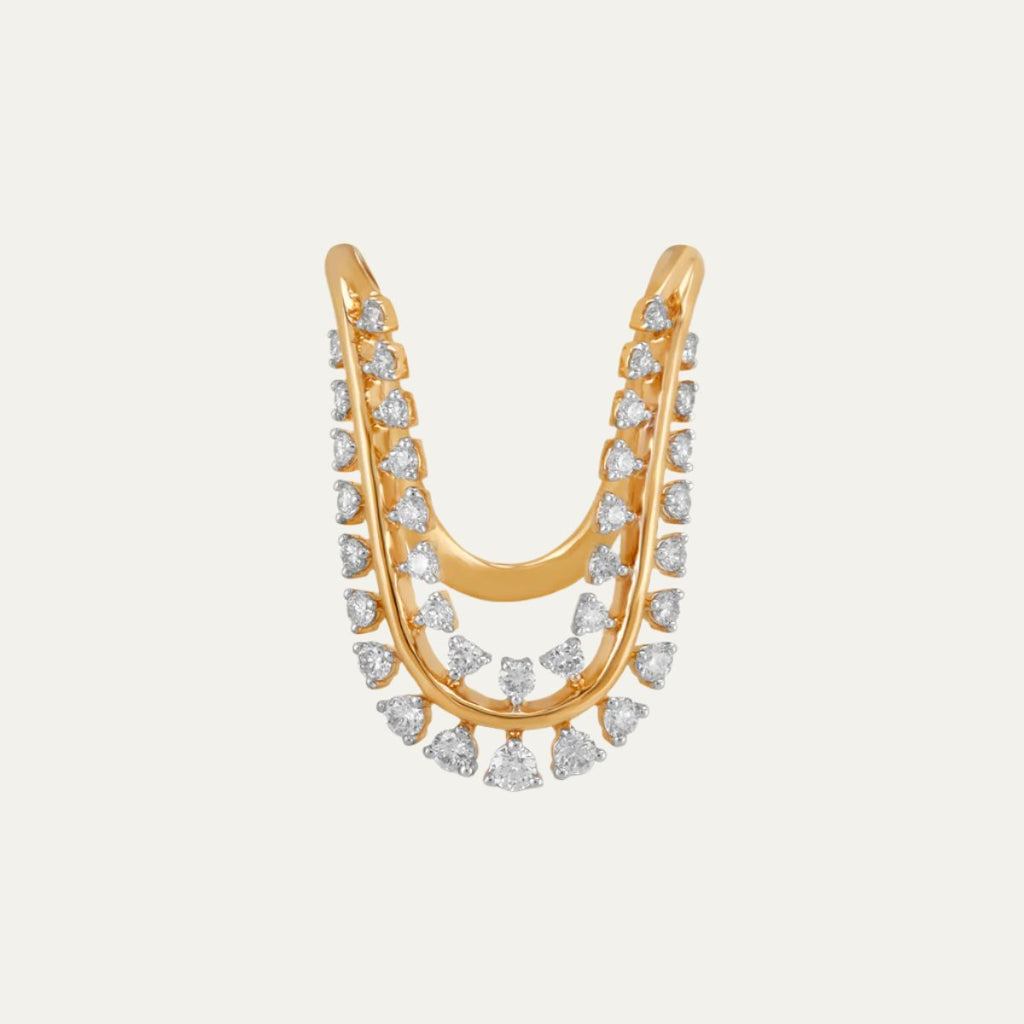 lab grown diamond gleaming border vanki highlight ring