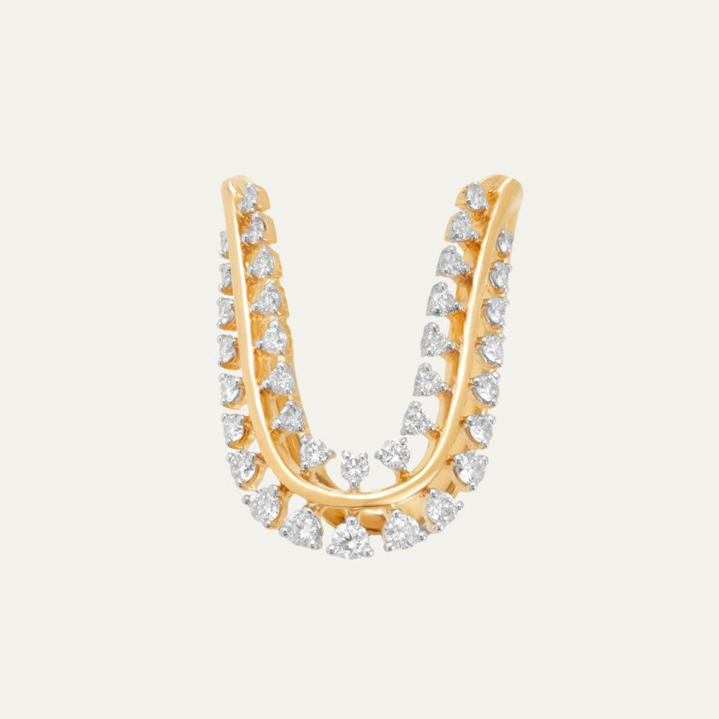 diamond design gleaming border vanki highlight ring