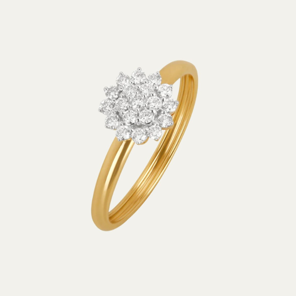 lab grown diamond stellar essence cluster ring
