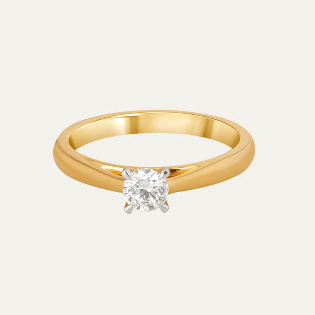 lab grown diamond starlet spark solitaire ring