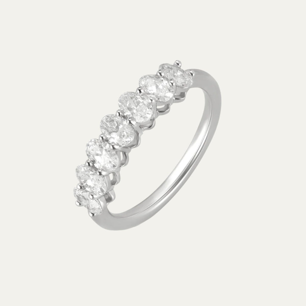 diamond jewellery oval splendor eternity band