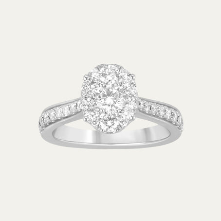 lab grown diamond cascade elegance