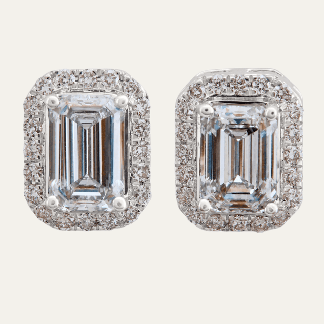 Aukera Emerald Elegance Earring Studs