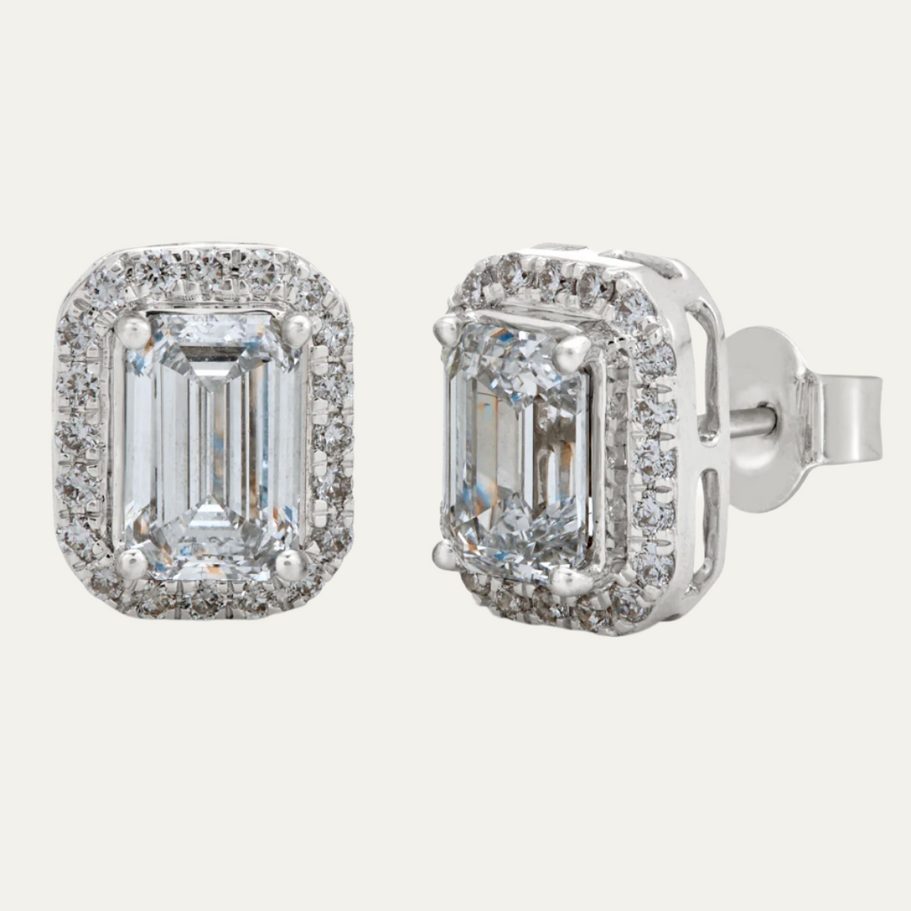 Buy Aukera Emerald Elegance Earring Studs