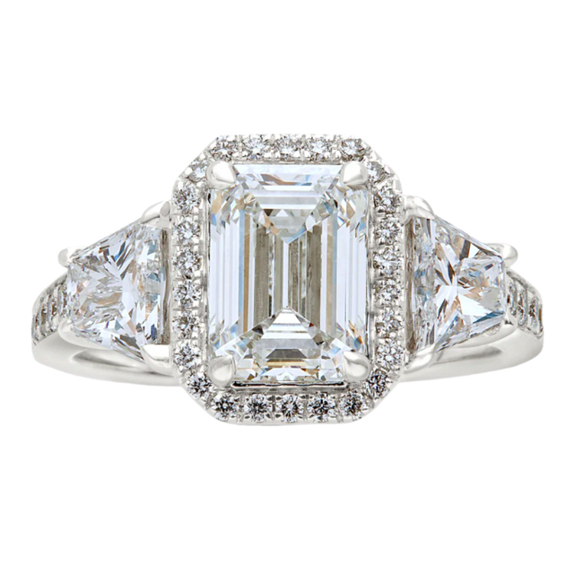 Aukera Amsterdam Emerald Cut Solitaire Ring