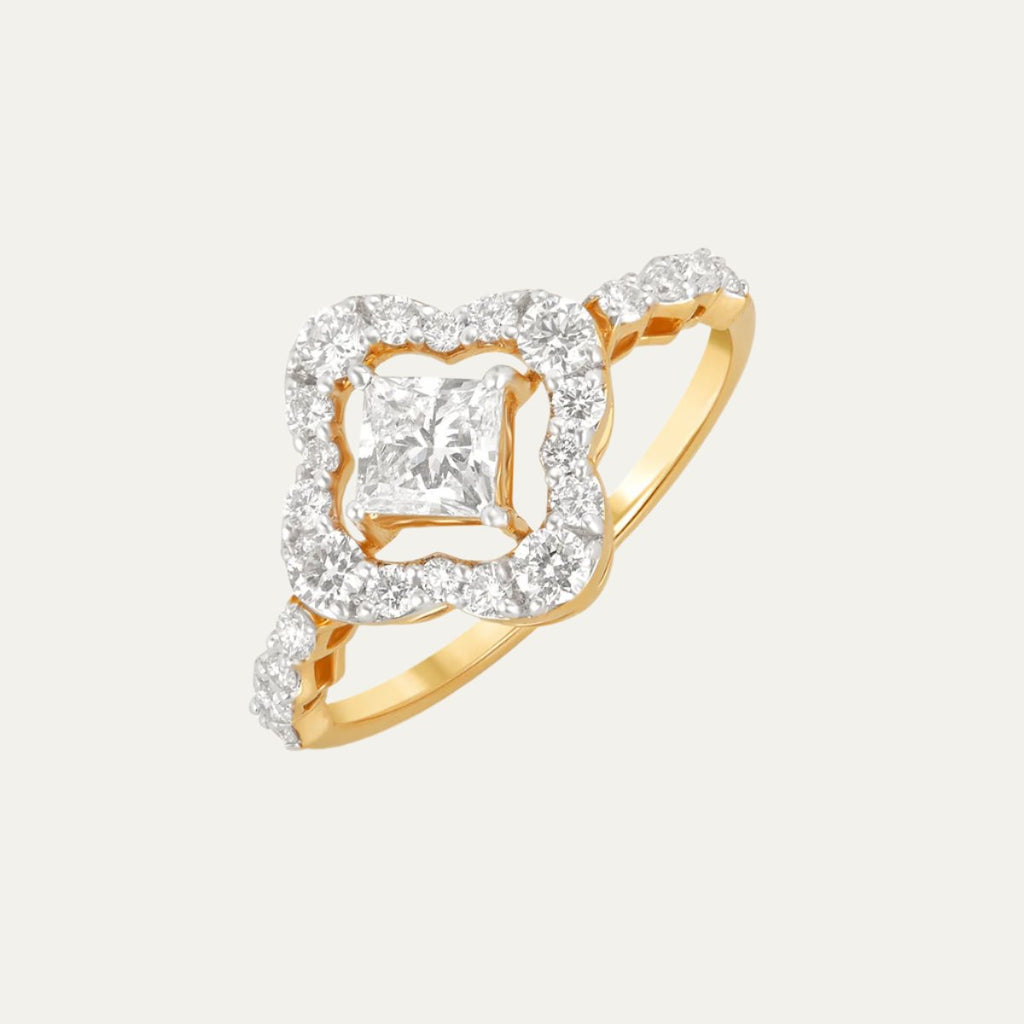 diamond jewellery clover elegance ring
