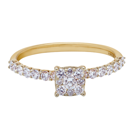 Aukera - Ascend Bridge Solitaire Ring