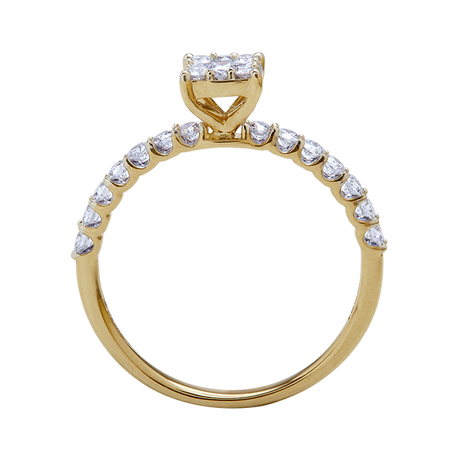 Aukera - Ascend Bridge Solitaire Ring