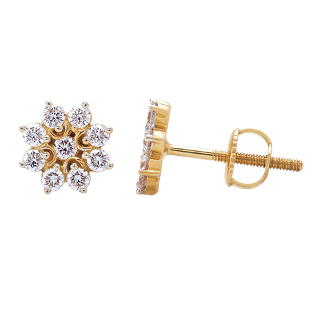 Aukera - Blooming Radiance Pear-Petal Studs