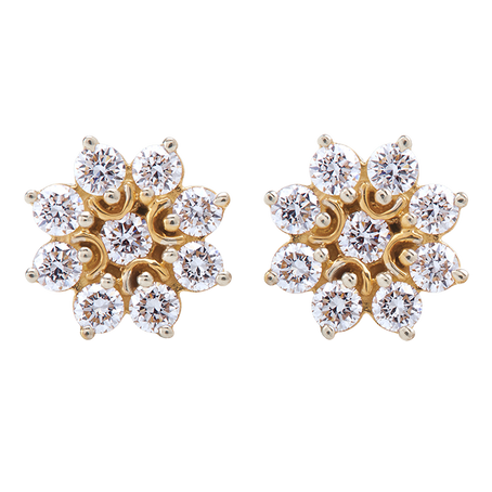 Aukera - Blooming Radiance Pear-Petal Studs