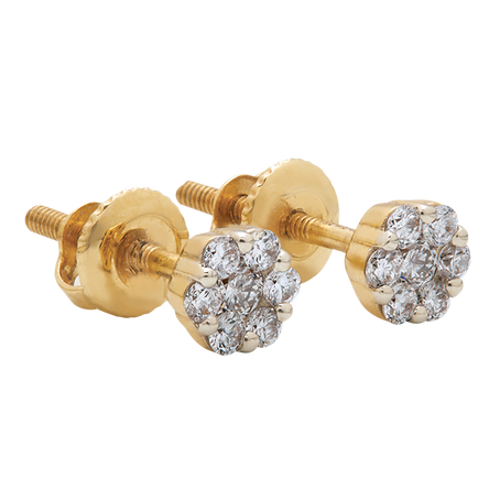 Aukera - Five Diamond Celestial Cluster Studs Set