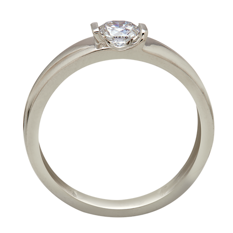 Aukera – Men's White Gold Diamond Ring