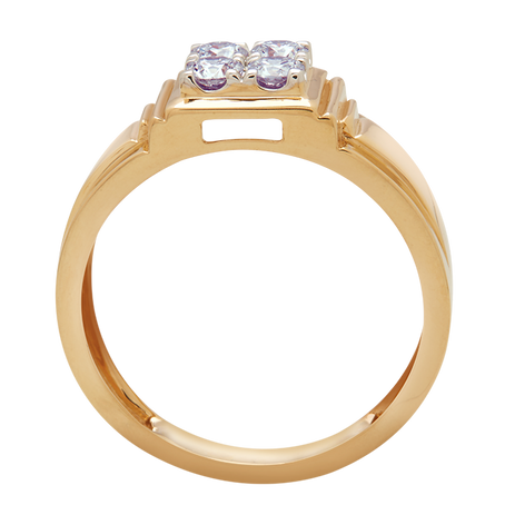 Aukera – Bold Square Illusion Diamond Band