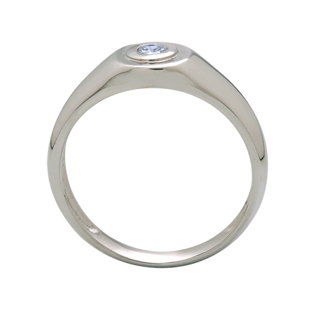 Aukera - White Gold Men's Diamond Ring