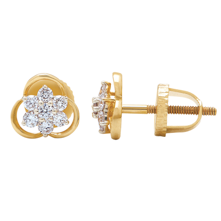 Aukera - Aurelle Bloom Cluster Diamond Studs