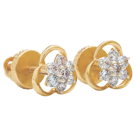 Aukera - Aurelle Bloom Cluster Diamond Studs