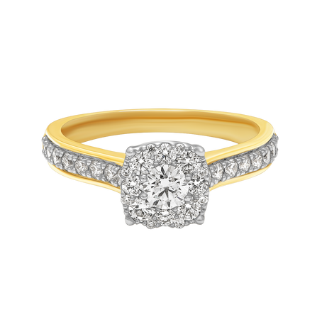buy women lab grown diamond jewellery aukera halo brilliance solitaire ring