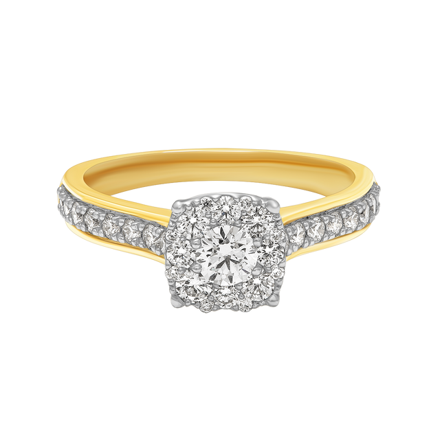 buy women lab grown diamond jewellery aukera halo brilliance solitaire ring