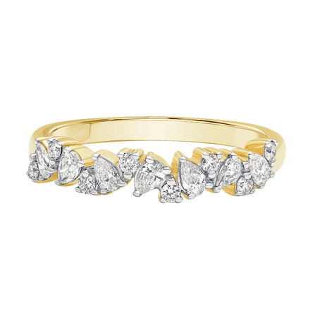 buy women lab grown diamond jewellery aukera harmony band