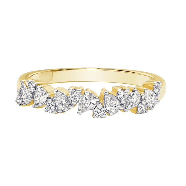buy women lab grown diamond jewellery aukera harmony band