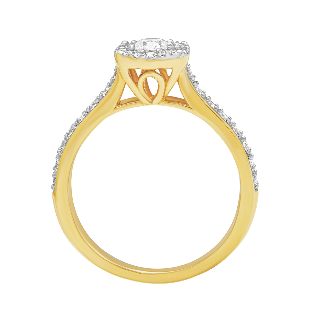 diamond jewellery aukera halo brilliance solitaire ring