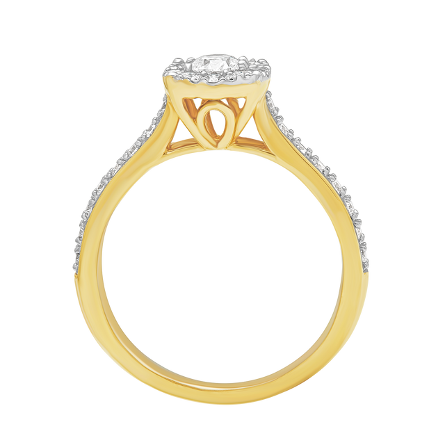 diamond jewellery aukera halo brilliance solitaire ring