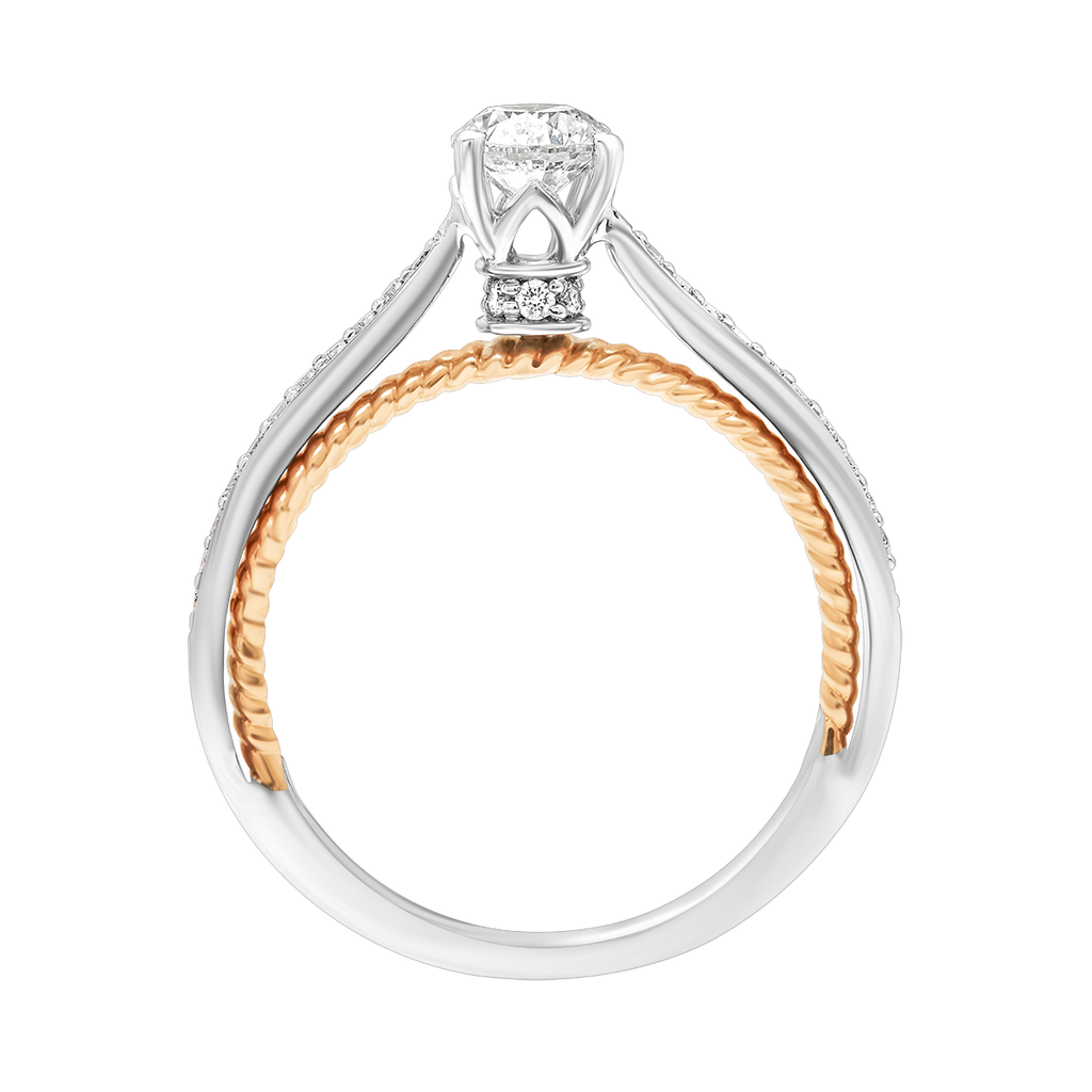 diamond jewellery aukera dual harmony solitaire ring