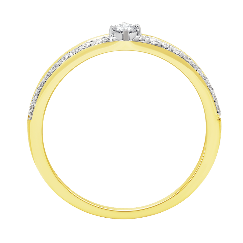 diamond jewellery aukera dual band solitaire ring