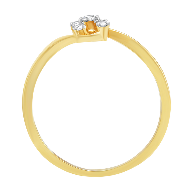 diamond jewellery aukera floral diamond ring