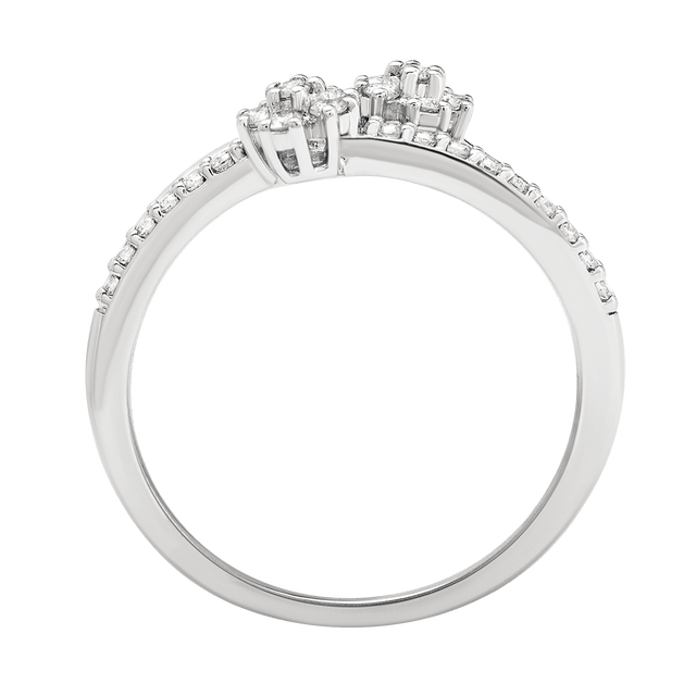 diamond jewellery aukera illusion split shank ring