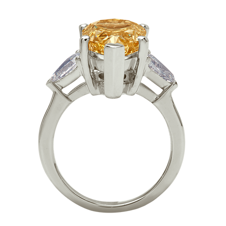 Aukera – Champagne Solstice Pear Ring