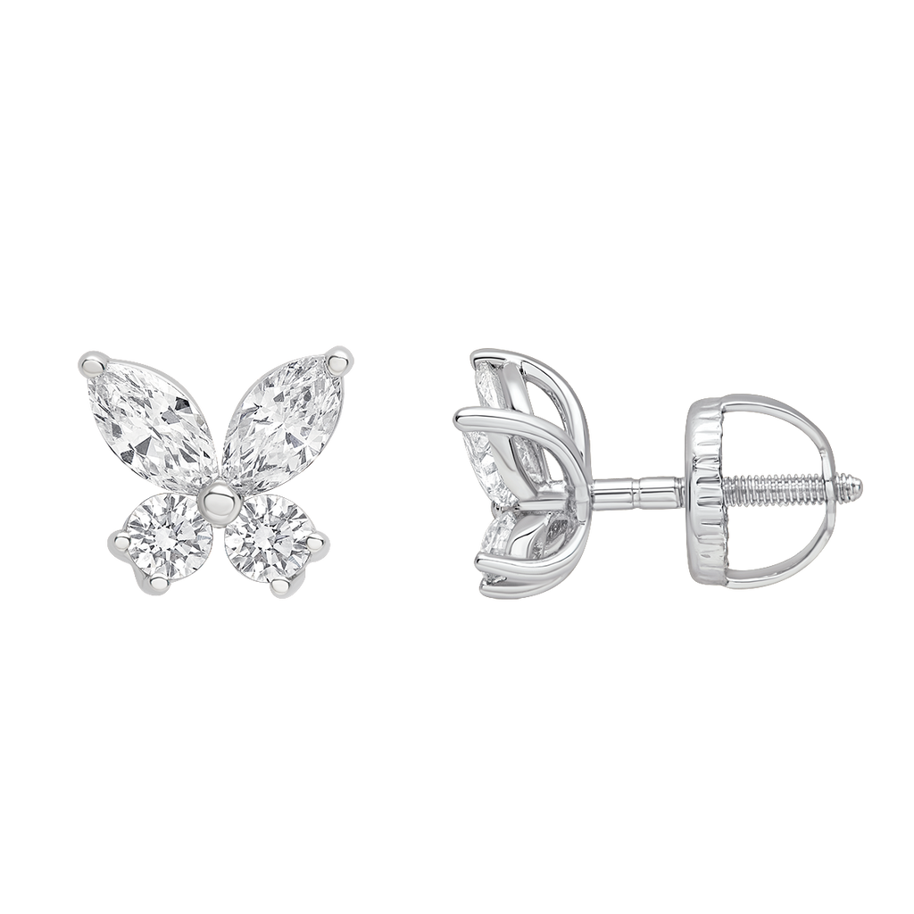 lab grown diamond aukera full bloom studs