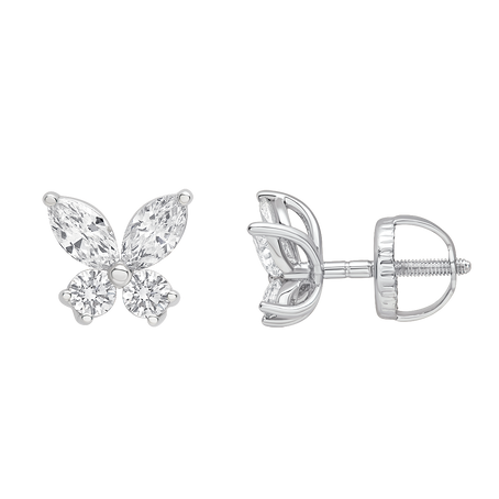lab grown diamond aukera full bloom studs