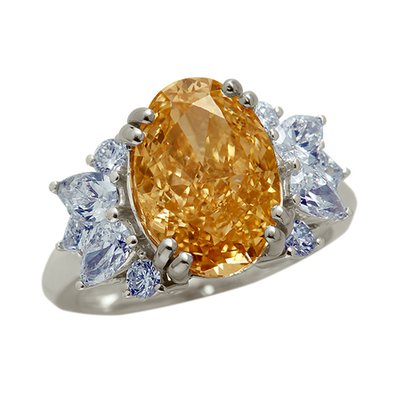 Aukera – Champagne Frost Oval Ring