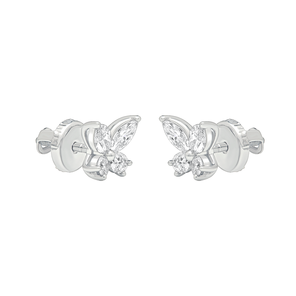 diamond jewellery aukera full bloom studs